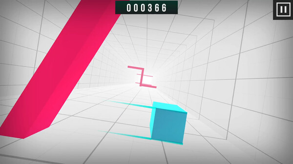 Screenshot z Super Hot Cube