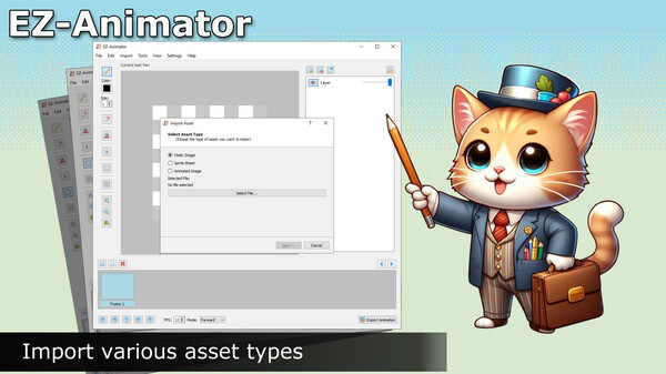 Screenshot z EZ-Animator Screenshot z EZ-Animator