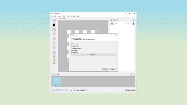 Screenshot z EZ-Animator Screenshot z EZ-Animator