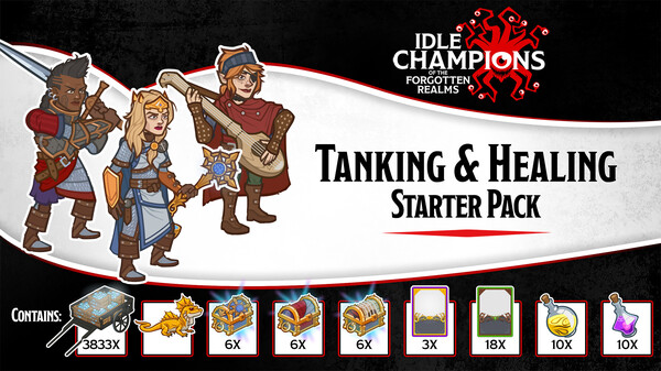 Idle Champions - Tanking & Healing Starter Pack