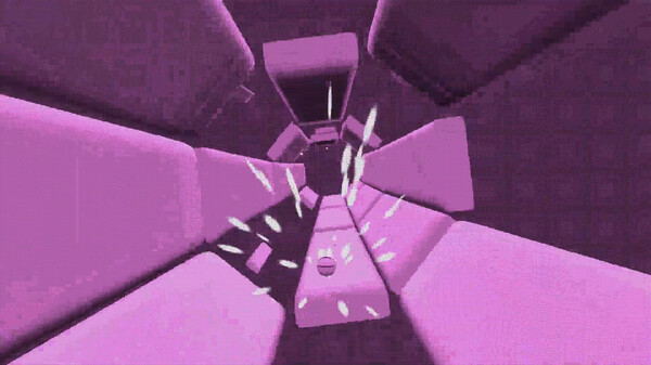Screenshot z Synthwave Tunnel