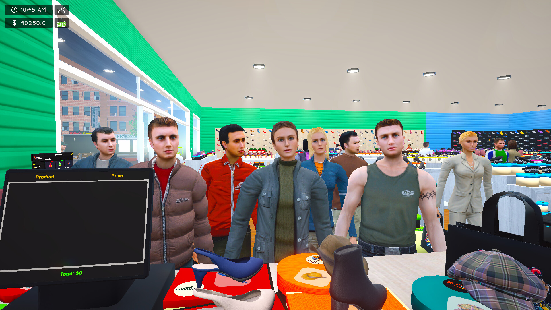 #7. Shoes Store Simulator Demo (Steam) By: Ox Games