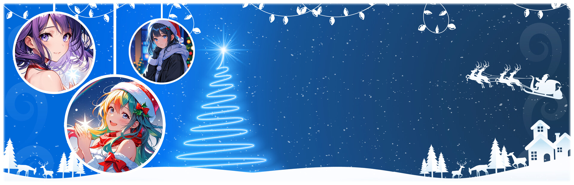 Lovely Anime Puzzle: Christmas