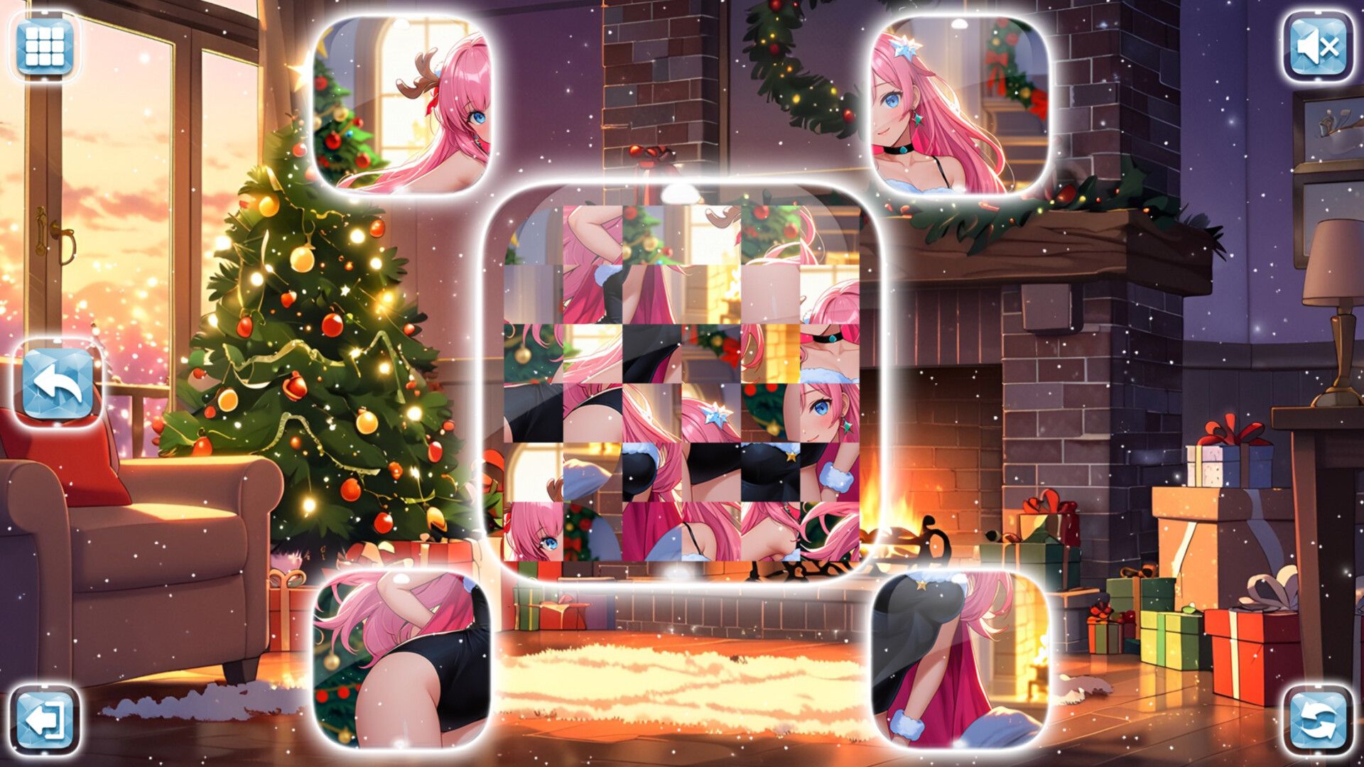 Lovely Anime Puzzle: Christmas screenshot #7
