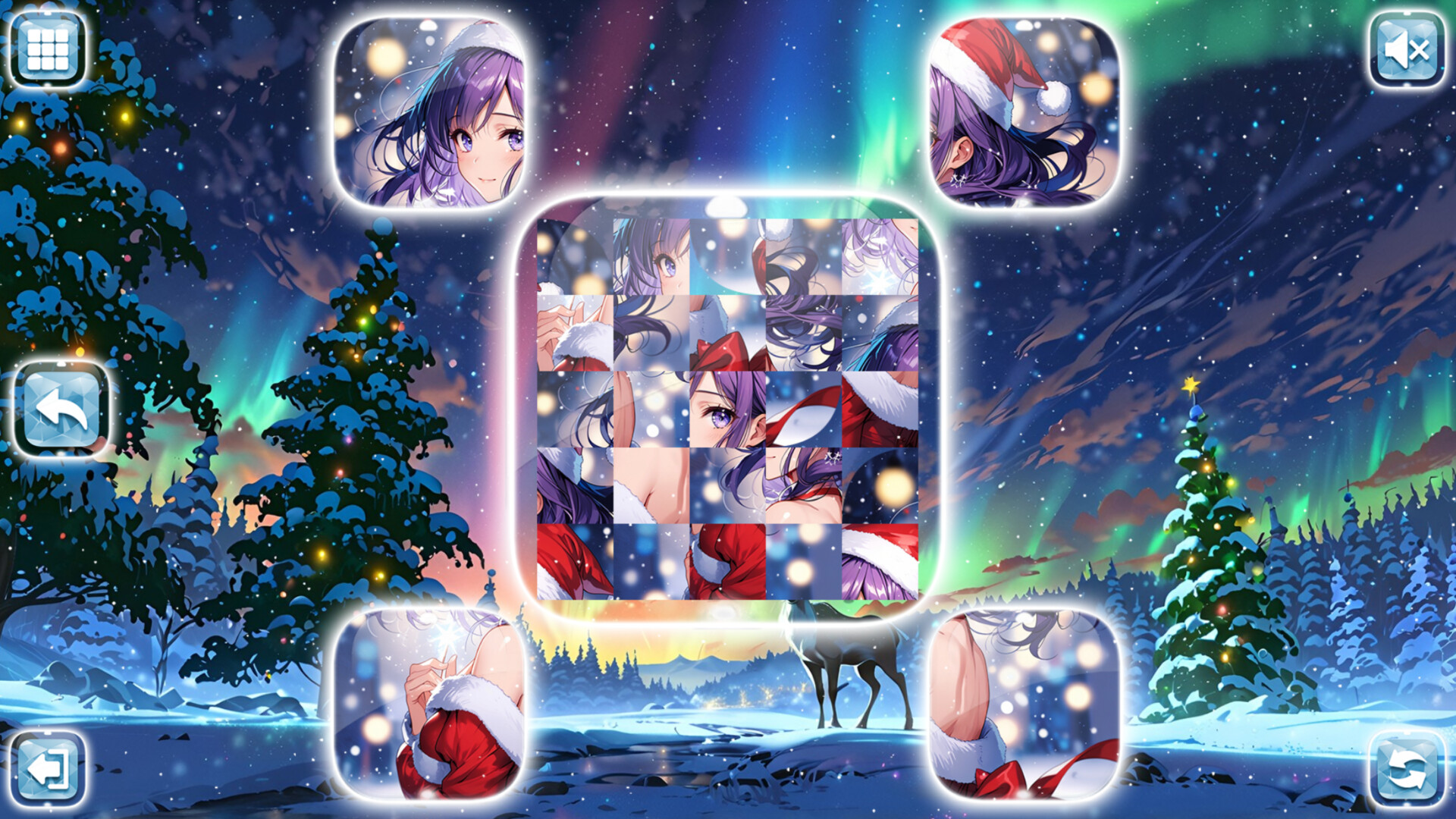 Lovely Anime Puzzle: Christmas screenshot #5