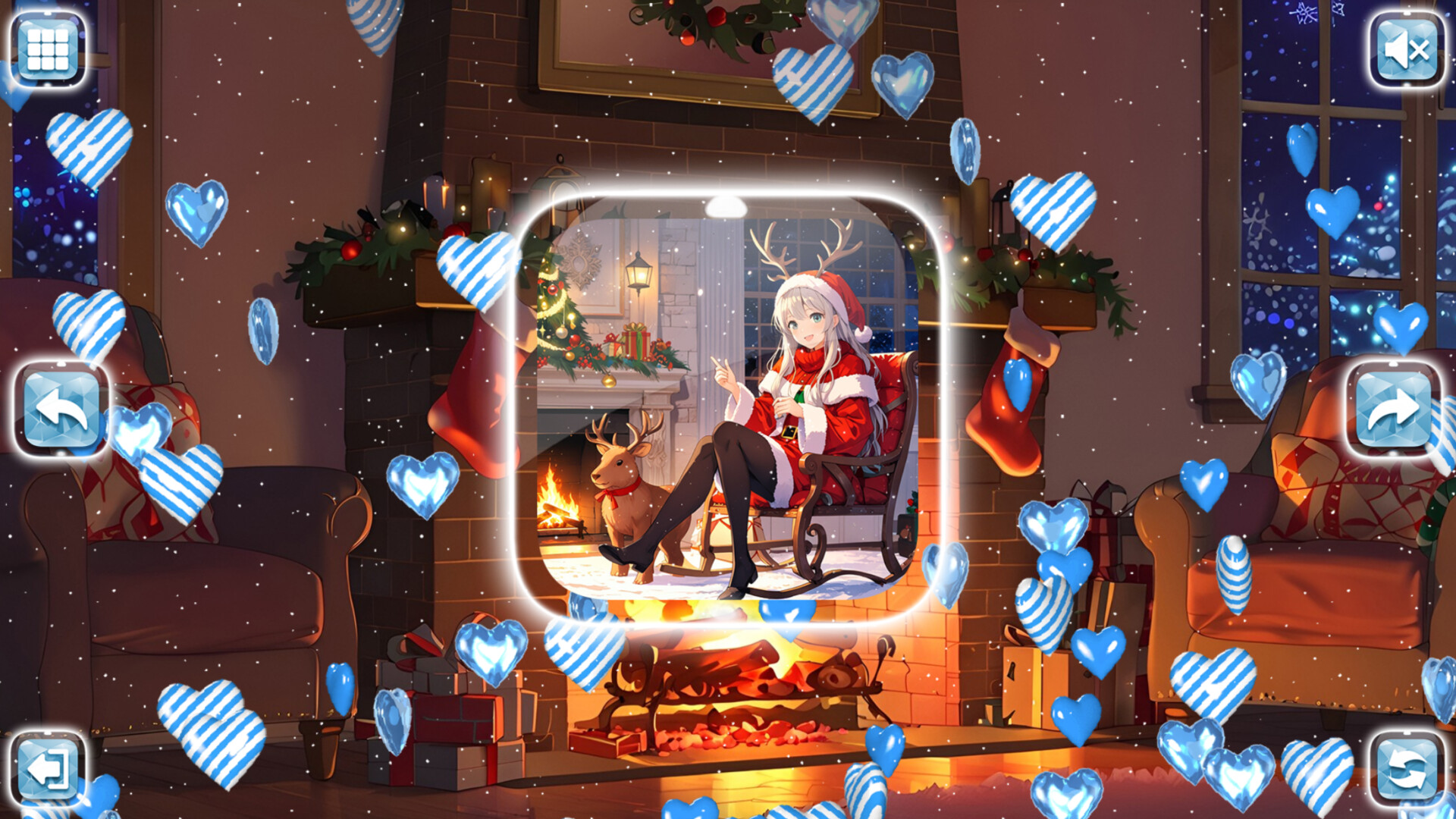 Lovely Anime Puzzle: Christmas screenshot #4