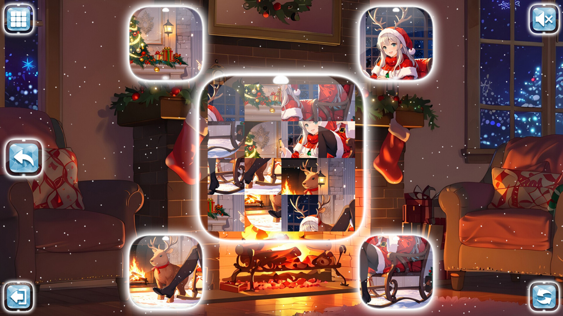 Lovely Anime Puzzle: Christmas screenshot #3