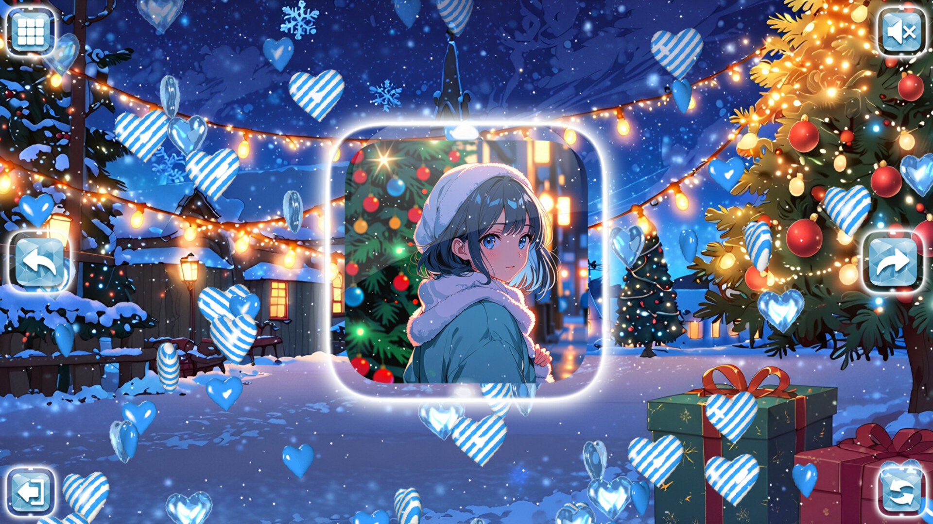 Lovely Anime Puzzle: Christmas screenshot #2
