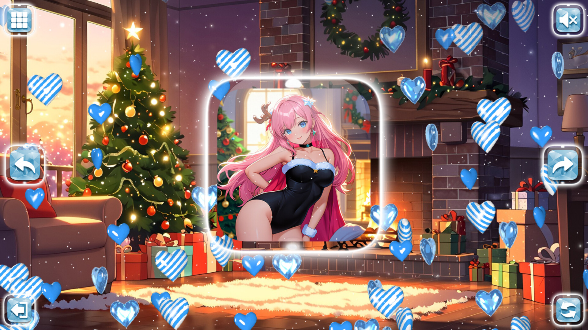 Lovely Anime Puzzle: Christmas screenshot #8