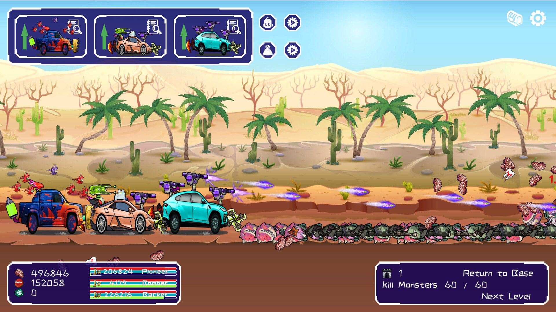 Bomb Vehicle Idle Clicker screenshot 2