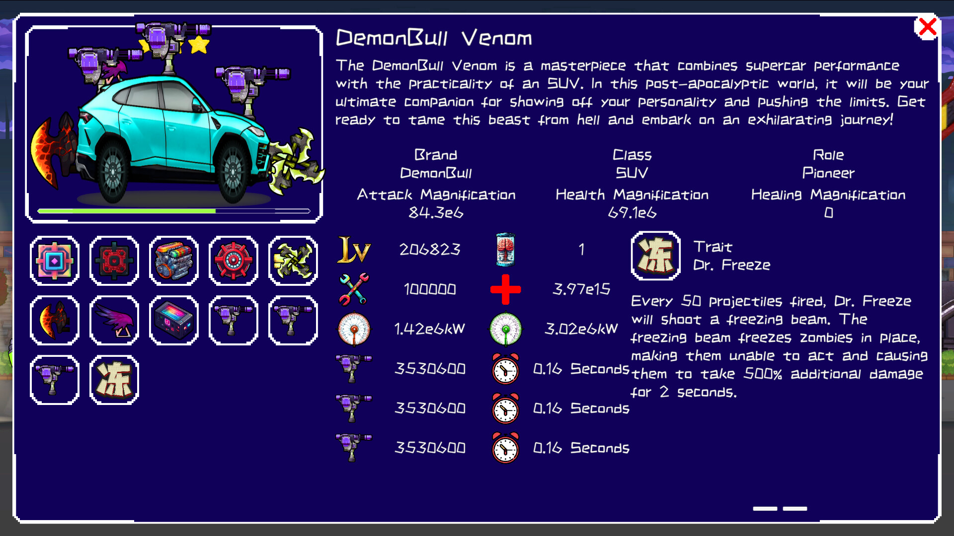 Bomb Vehicle Idle Clicker screenshot 8