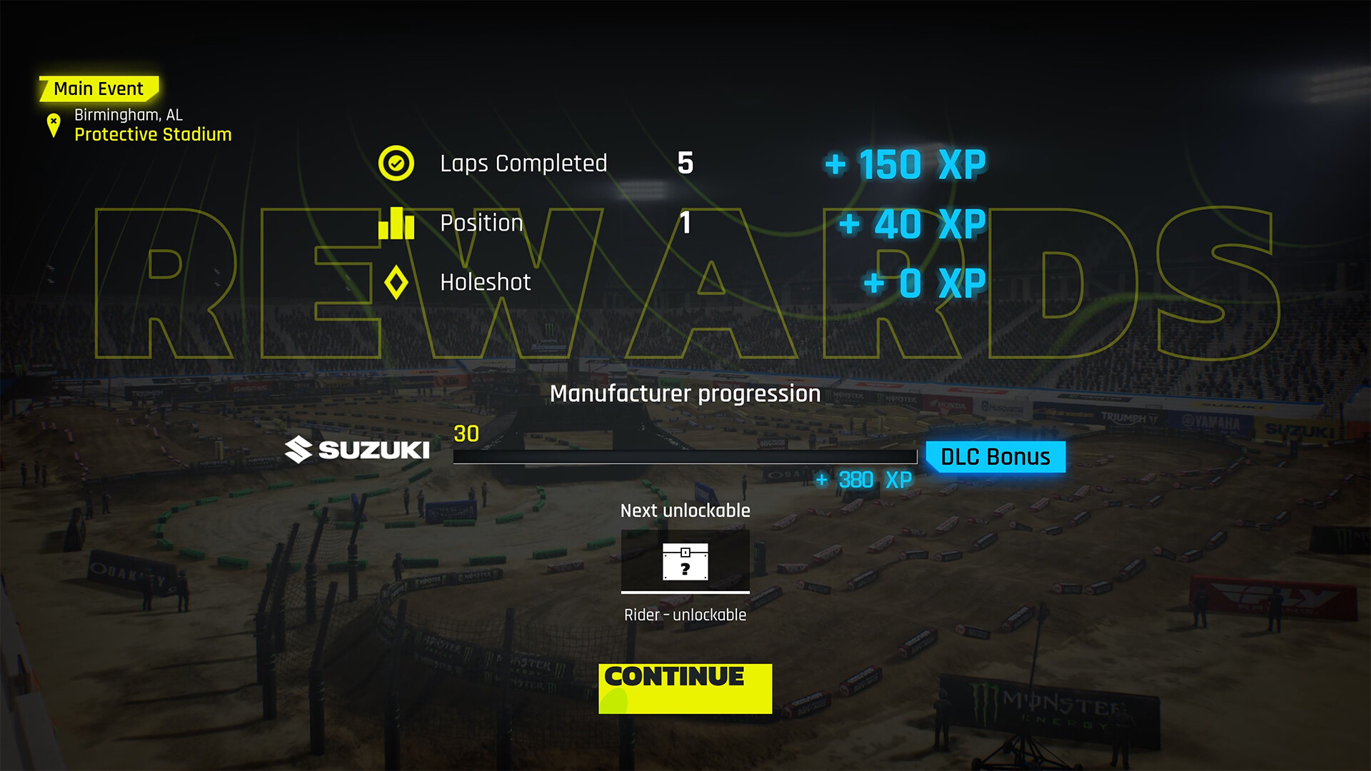 Monster Energy Supercross 25 - Experience Multiplierのスクリーンショット 1