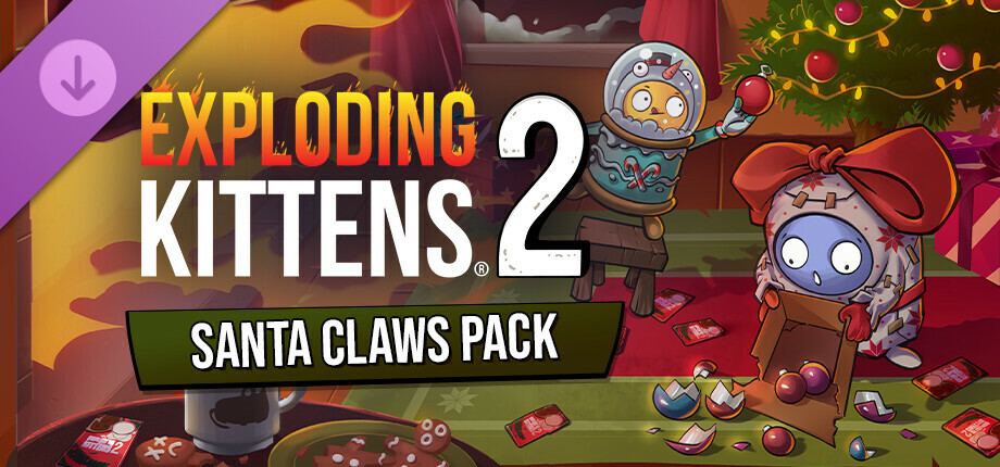 Exploding Kittens® 2: Santa Claws Pack cover art