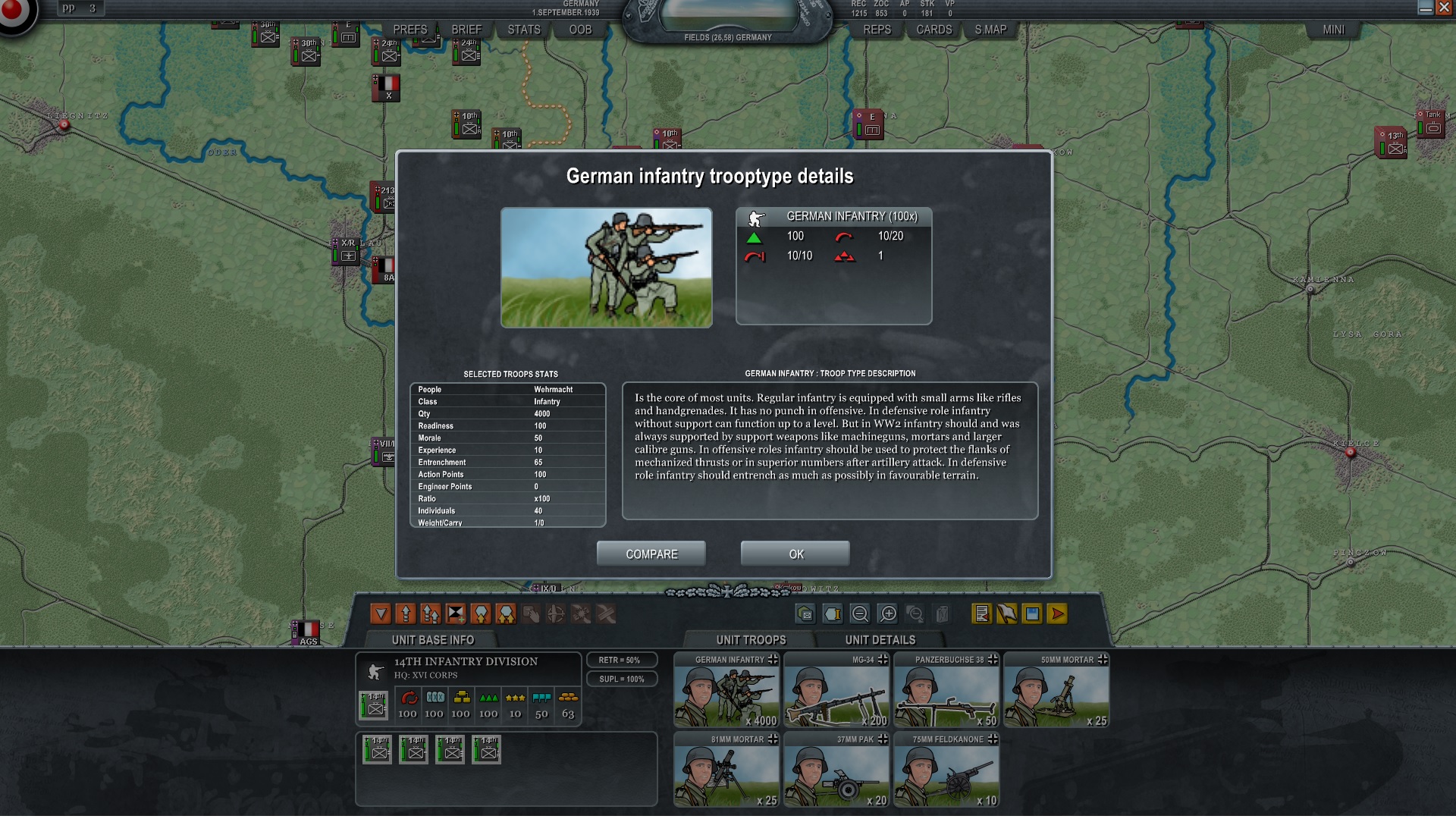 Decisive Campaigns: The Blitzkrieg from Warsaw to Paris screenshot #1