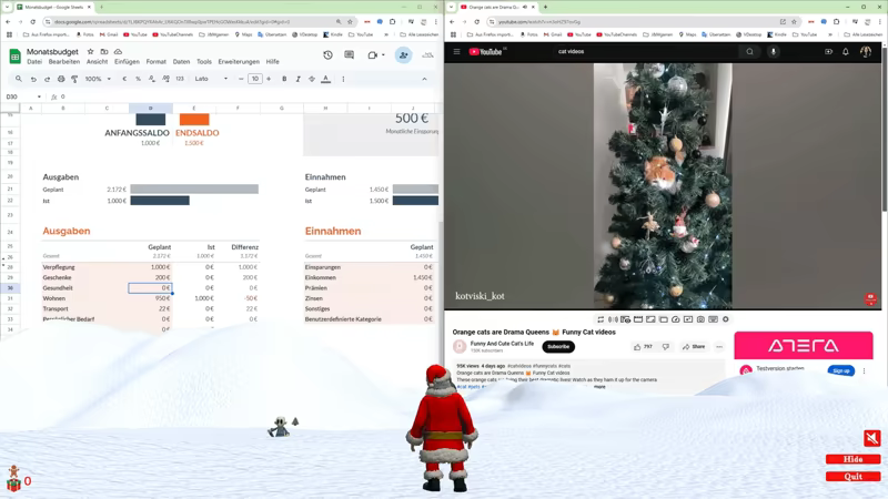 Santa Gamepaper video 1