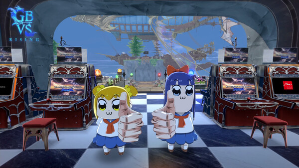 Screenshot z GBVSR - Premium Avatar Set (Pop Team Epic)