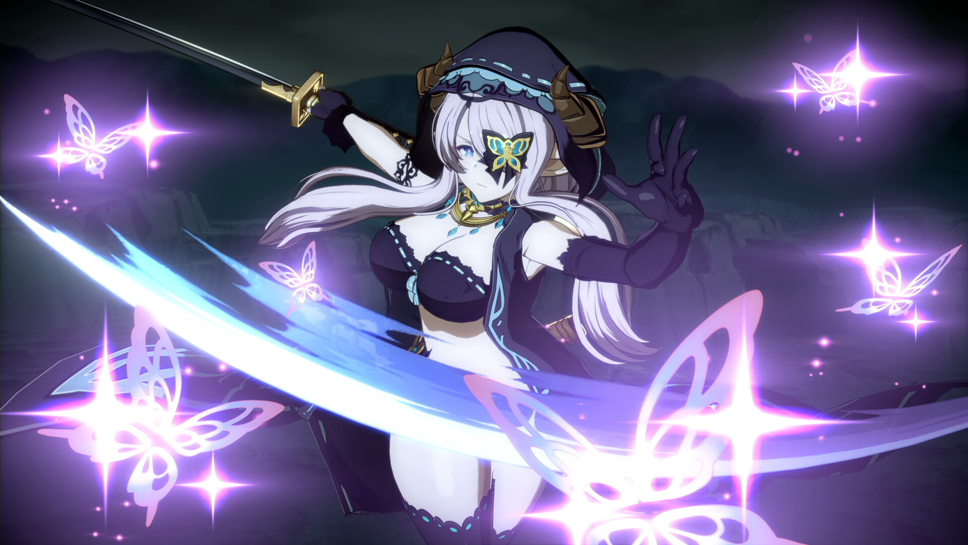 GBVSR - Character Costume: The Black Butterfly (Narmaya)のスクリーンショット 1