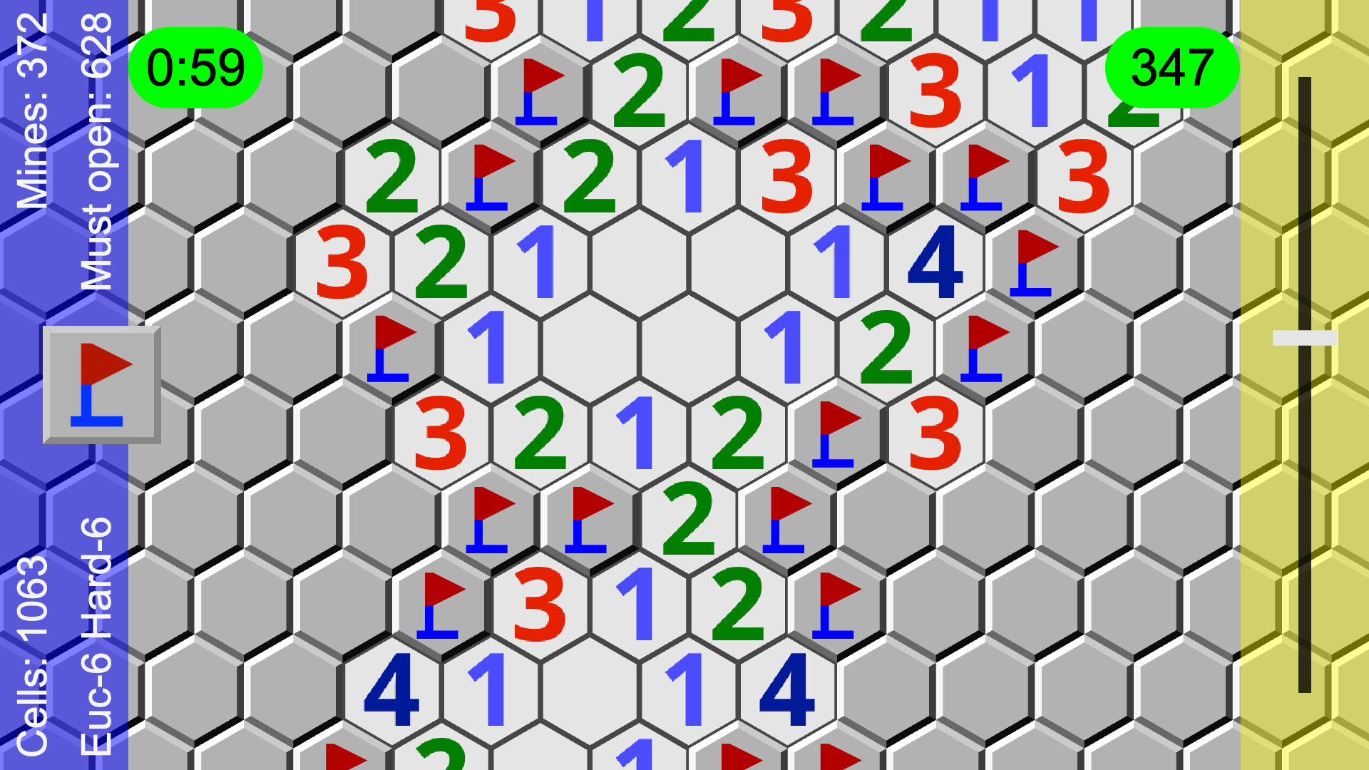 Non-Euclidean Minesweeper screenshot 1
