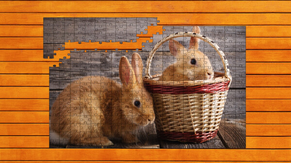 Screenshot z Paw & Hop Jigsaw Quest