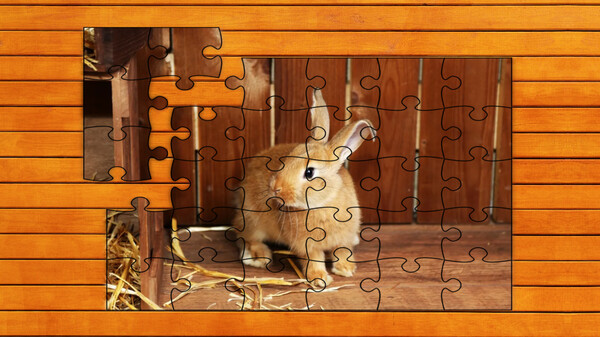 Screenshot z Paw & Hop Jigsaw Quest