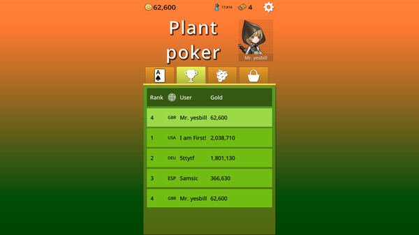 Plant poker screenshot 3