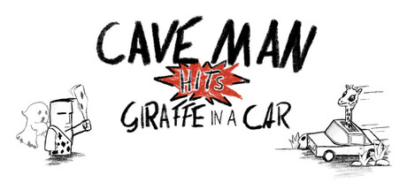 Caveman hits Giraffe in a Car