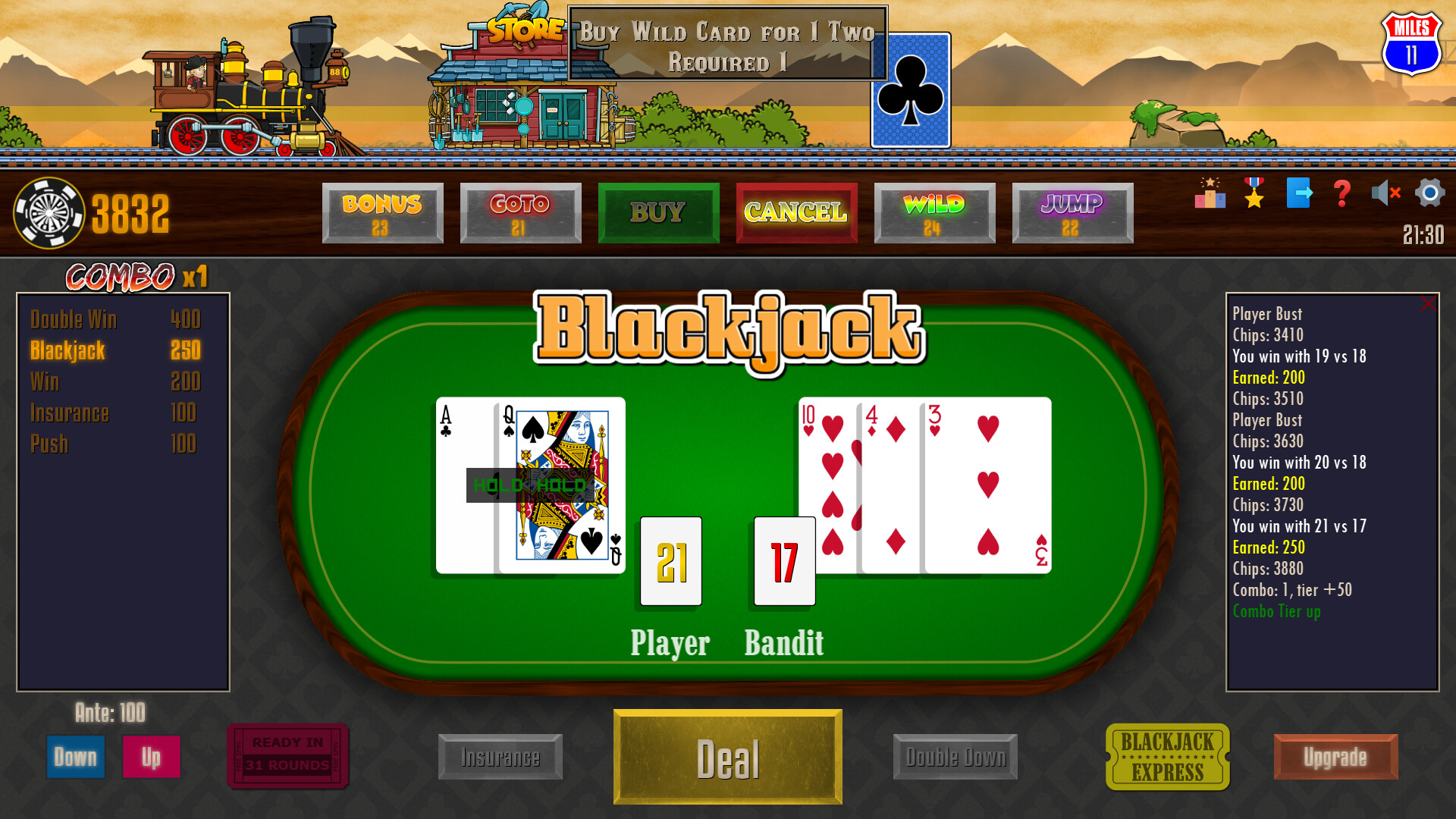 Poker Train - Blackjack Featured Screenshot #1