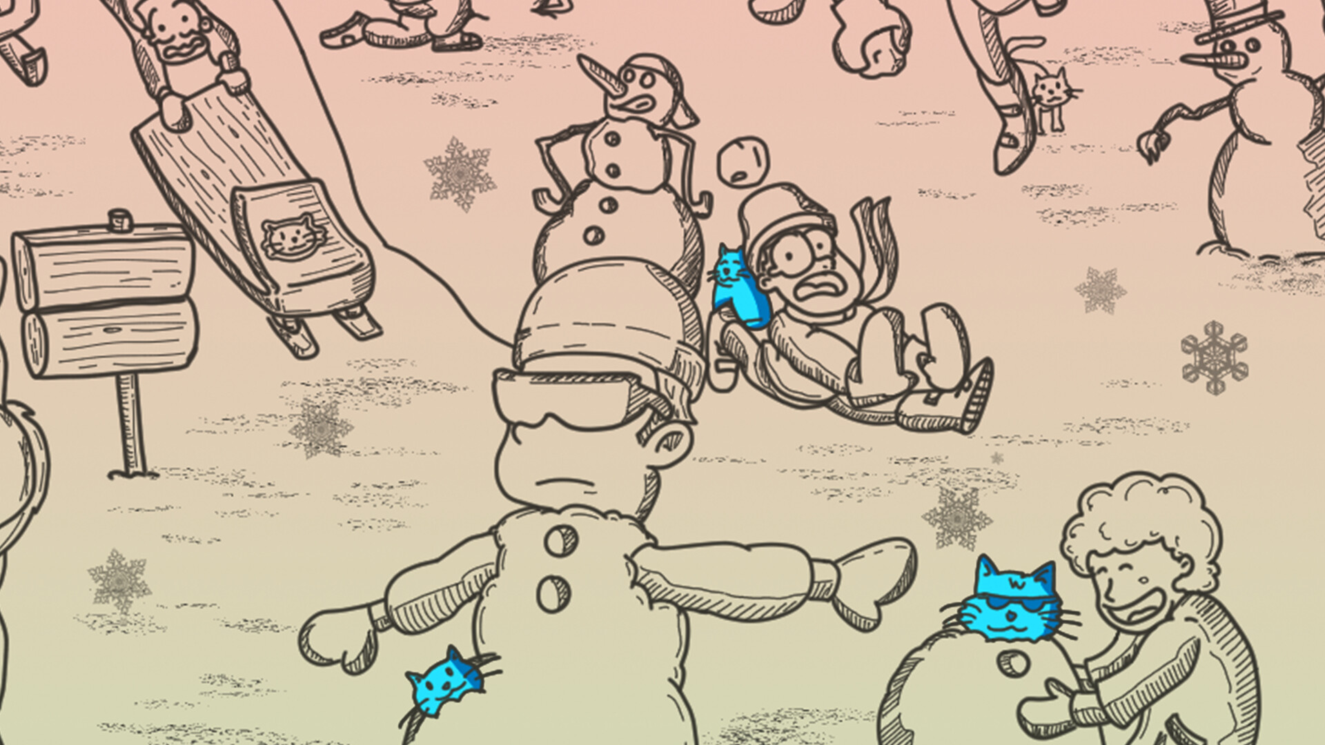 Secret Cats - Winter screenshot #3