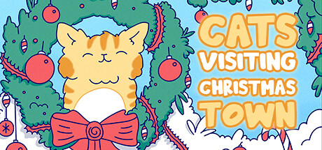 Cats Visiting Christmas Town banner