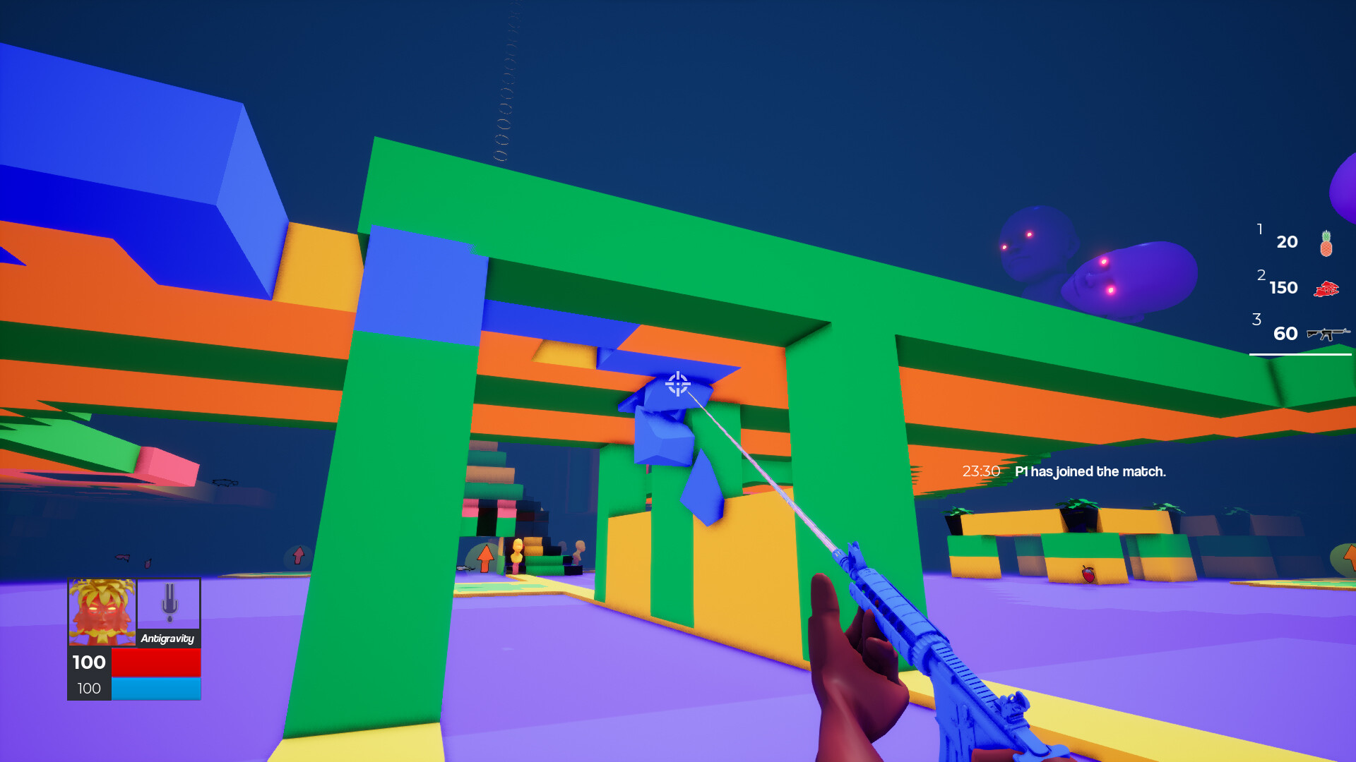 Spaceflux - Blue Paint AR Featured Screenshot #1