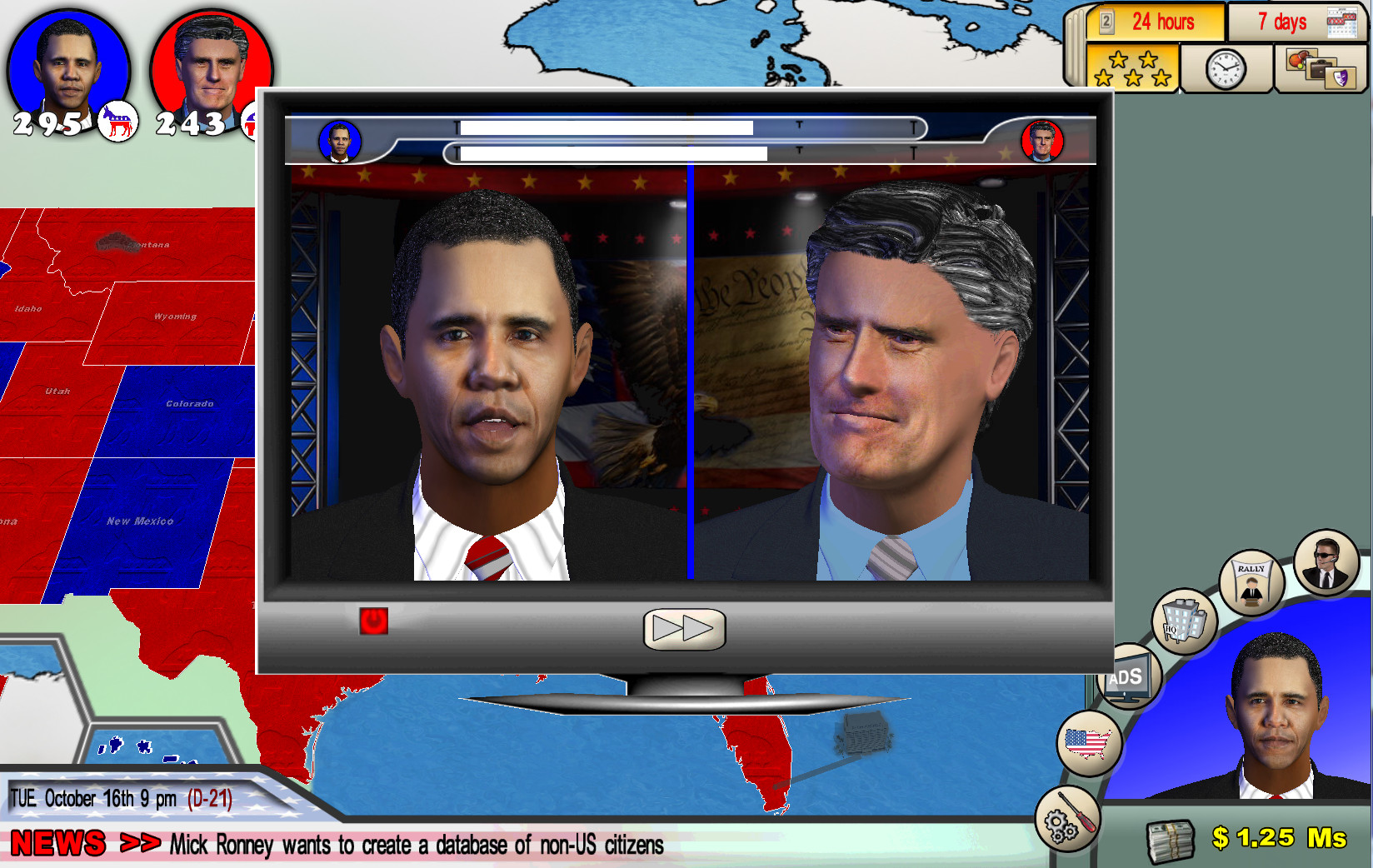 screenshot of The Race for the White House 7