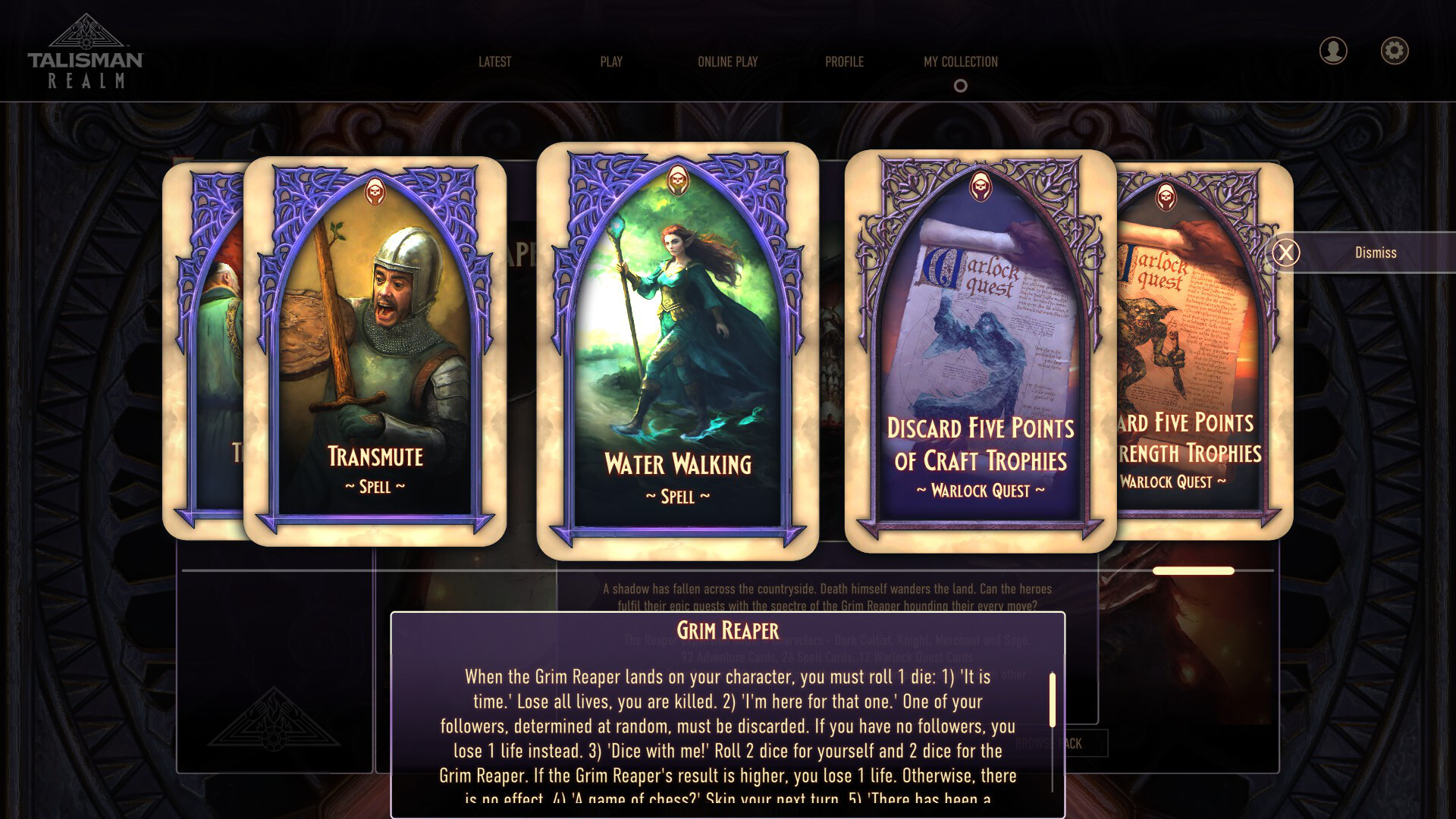 Talisman: Digital 5th Edition - The Reaper Classic Featured Screenshot #1