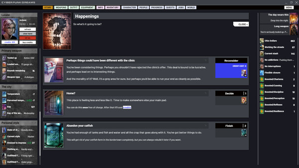 cyberpunkdreams // credit pack 10 // 100