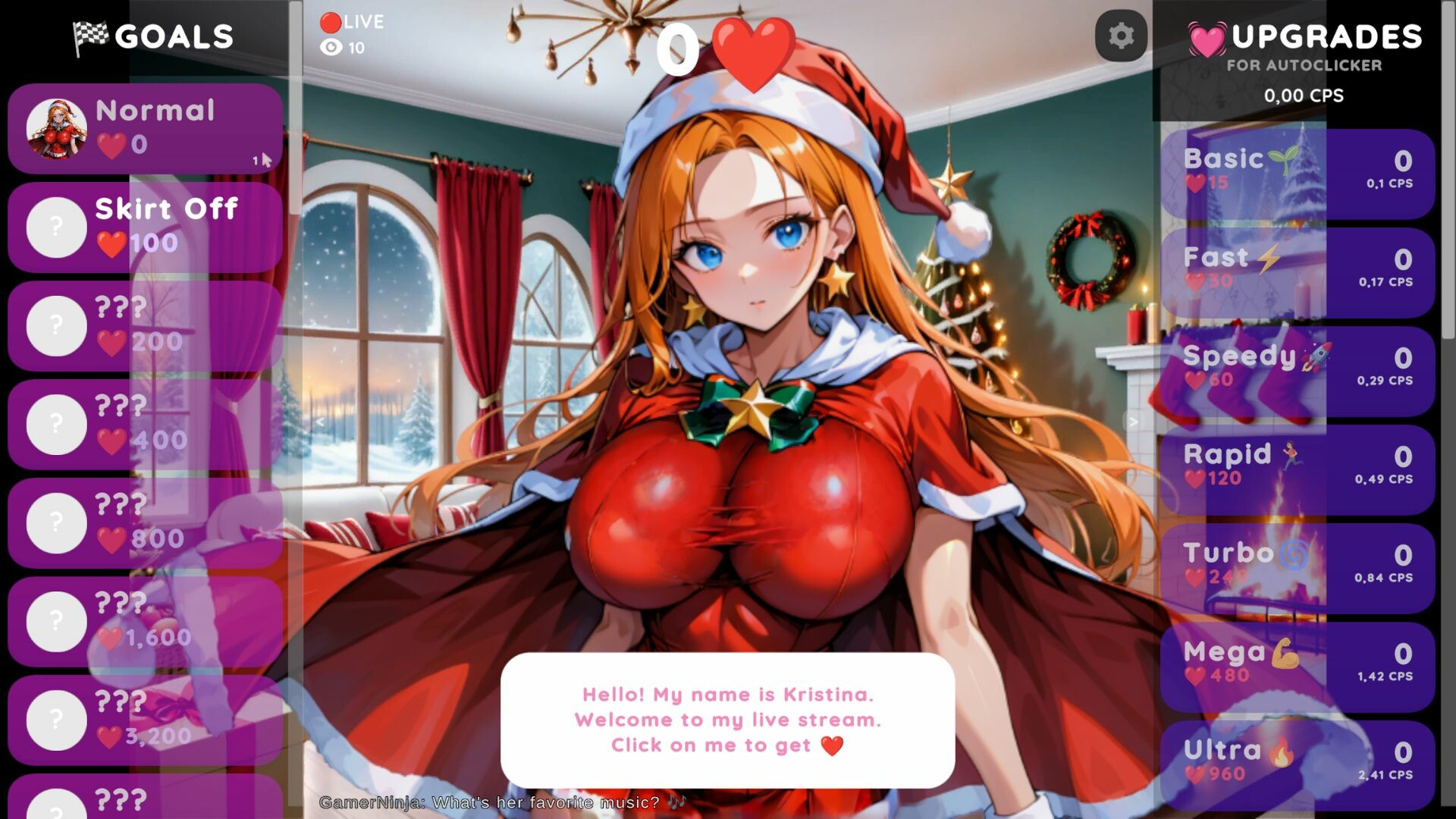 Hentai Clicker: Kristina is streaming screenshot 1