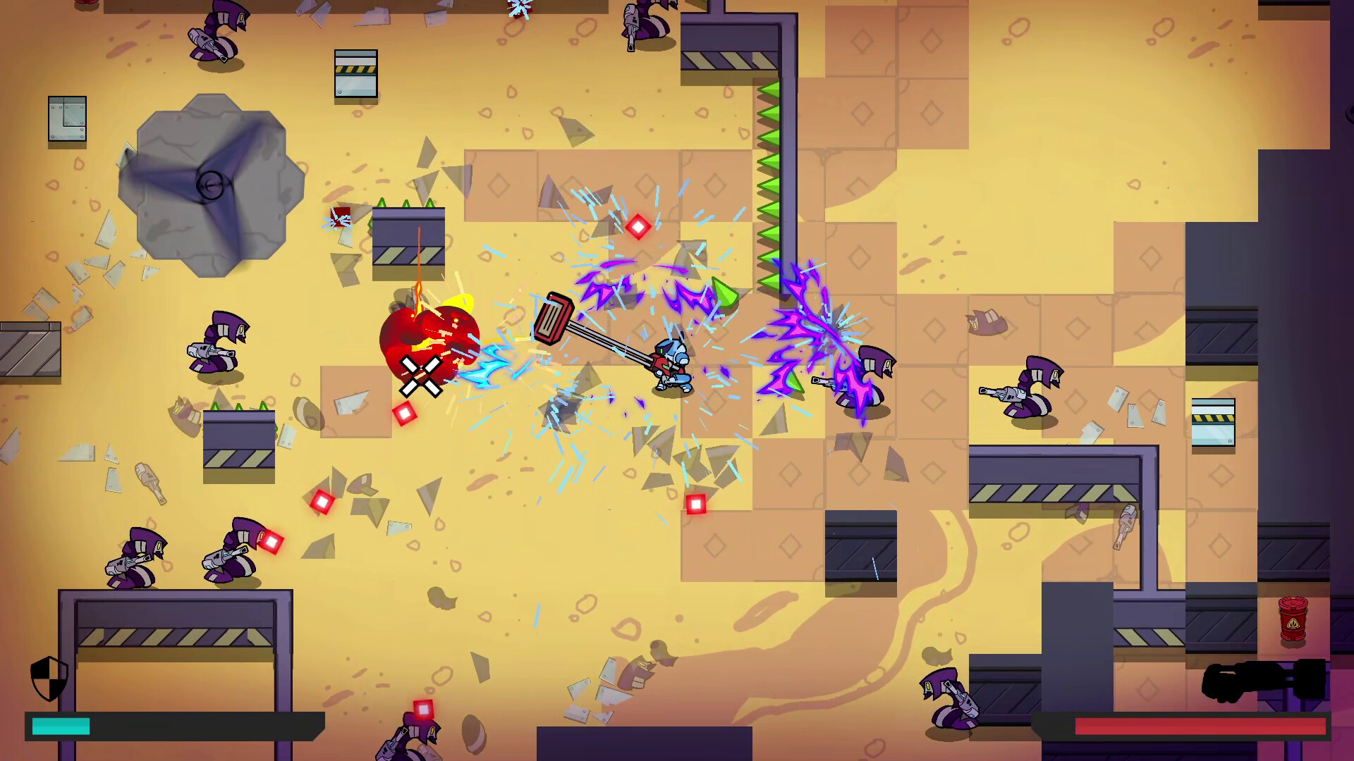 Robot with a Ram Cannon screenshot #1