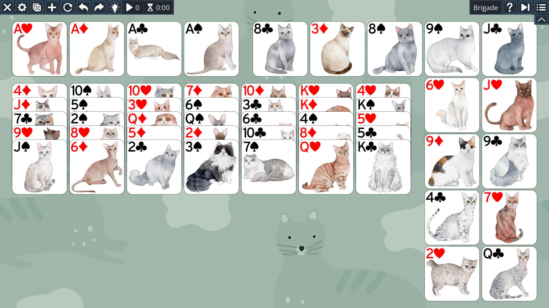 Free Solitaire - Cats Featured Screenshot #1