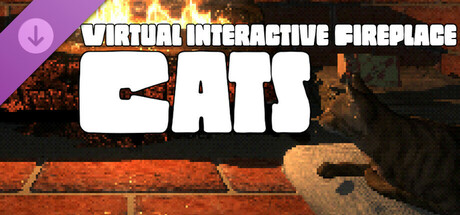 Virtual Interactive Fireplace - Cats banner image