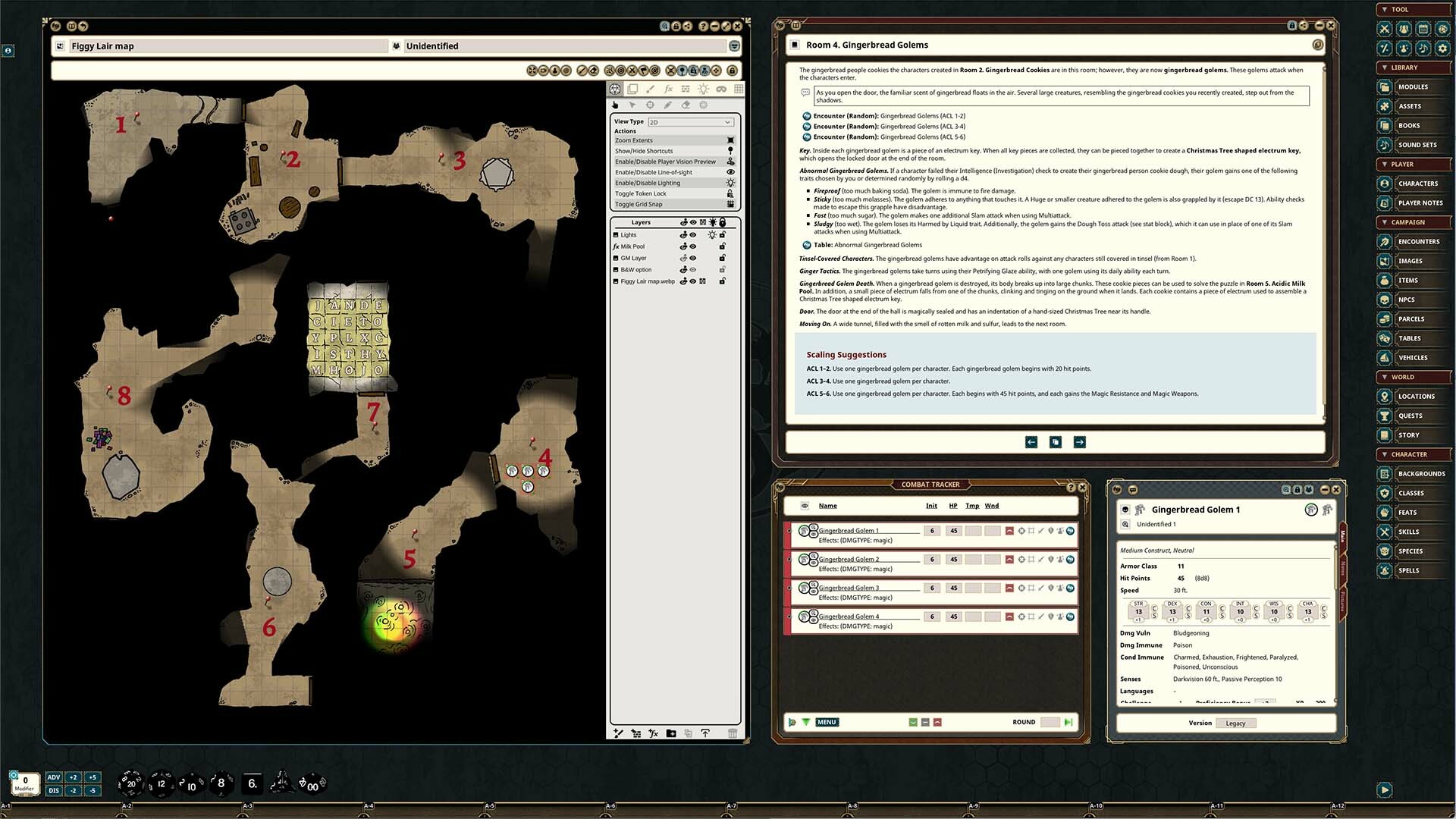 Fantasy Grounds - Figgy Puddin' Steals Christmasのスクリーンショット 1