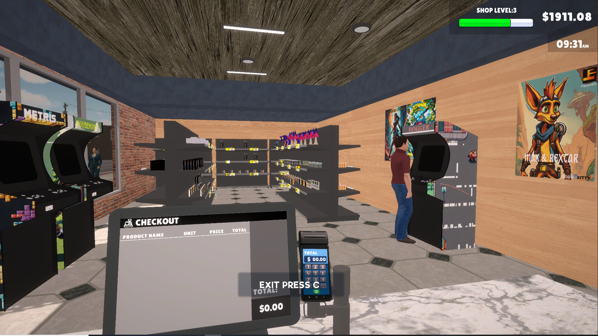 #6. Retro GameShop Simulator (Steam) โดย: Sly Game Studios