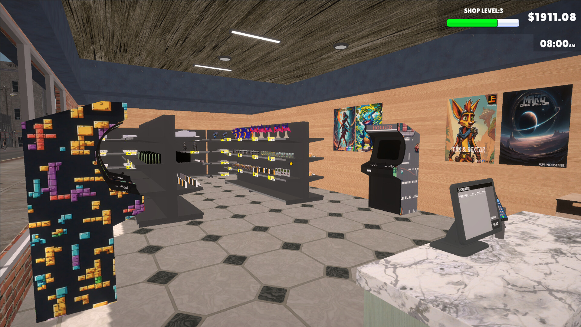 #2. Retro GameShop Simulator (Steam) โดย: Sly Game Studios