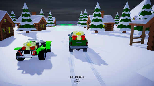 Screenshot 3 of Christmas Drift - Delivery Simulator - more gameplay footage