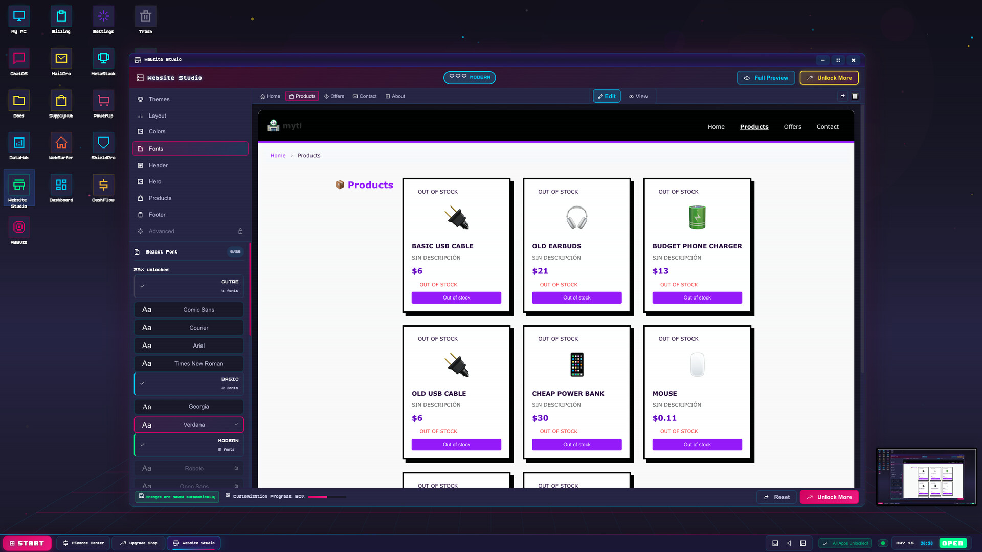 Cart Panic! OS - E-Commerce Tycoon screenshot #4