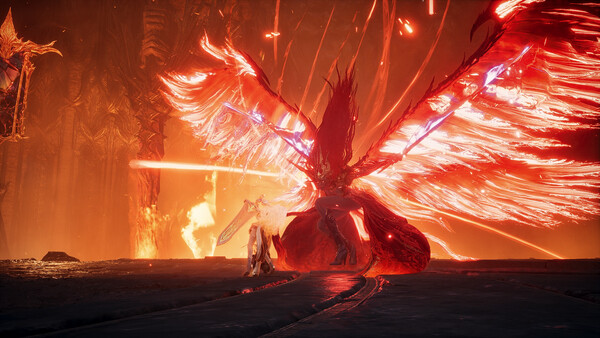 AION2 スクリーンショット｜大型ボスとの戦闘シーン