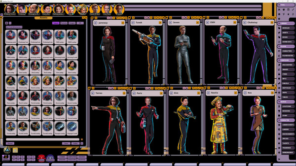 Fantasy Grounds - Star Trek Adventures: Voyager Player Characters