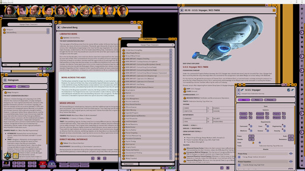 Fantasy Grounds - Star Trek Adventures: Voyager Player Characters