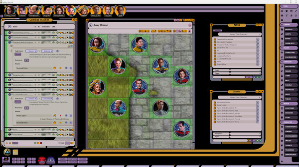 Fantasy Grounds - Star Trek Adventures: Voyager Player Characters