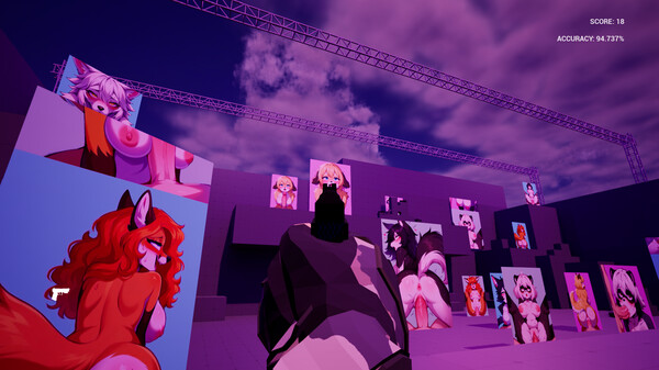 Furry Aim Trainer - Gooning Mode screenshot