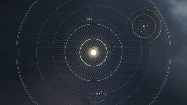 Screenshot of Orbital Mechanic gameplay showing in-action mechanics