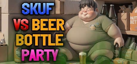 Skuf vs beer bottle party banner