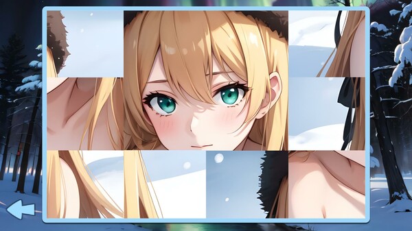 Hentai Puzzle: Winter Passion screenshot 1